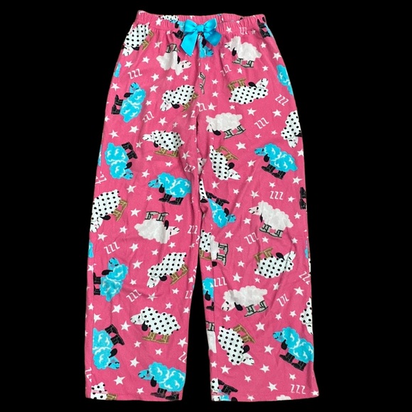 St. Eve Super-Soft Fleece Sheep Pajama Bottoms - Picture 2 of 7